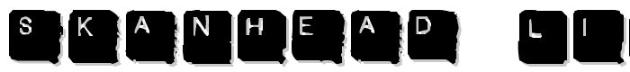 SkanHead  Lite font
